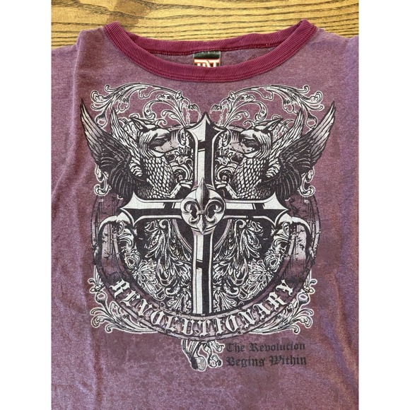 Vintage Y2K Cross Revolution Angels Graphic T-Shirt Size XL - Picture 1 of 6